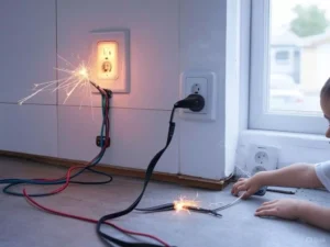 كشف التماس الكهرباء بخميس مشيط